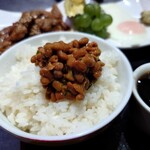 ほびーい喫茶店 - 納豆ご飯