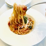 with dog coffee - 本日のパスタ