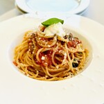 with dog coffee - 本日のパスタ