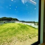 with dog coffee - 店内