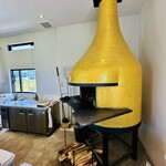 with dog coffee - 店内