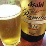 十三 すし屋台 - 瓶ビール