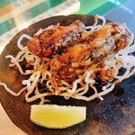 ジャンソーアタル - ソフトシェルクラブの黒胡椒揚げ×２