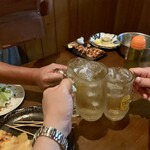 快食酒房馬車屋 - 角濃いめに合流。