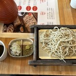 やまや - もりそば（挽きぐるみ）1枚385円