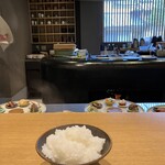 出汁と米 MUKU ARASHIYAMA - カウンター席