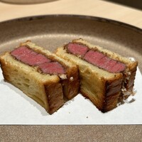 銀座 ちかみつ 並木通り - ヒレカツサンド