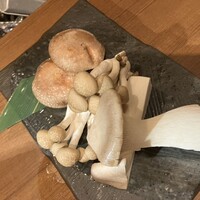 和牛焼肉 神楽坂 牛ます - きのこ盛り合わせ