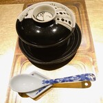 割烹 隆 - 器も素敵ですね。