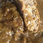 パントマイム - カレーと絡めるハンバーグも旨し♪