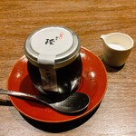 割烹 隆 - 黒糖ゼリーです。