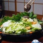 山新 - カニ鍋①