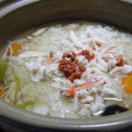 山新 - カニ雑炊②
