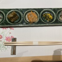 渋谷 すし仙 - 突き出し5品