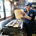 入谷鬼子母神門前のだや - ライブキッチン「江部」