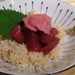 マグロマン - 「石司」生の本まぐろ丼