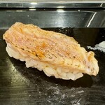 寿司大 - 私の大好物スミクイウオ。深海魚で、脂が乗っていてめちゃくちゃ美味しいです
