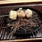 緒方 - シャインマスカット天ぷら