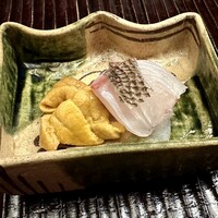 緒方 - 天草産あかうに　淡路島産真鯛