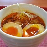 勝浦ビーチスタイル - お試し勝浦タンタンメン 500円。味玉 100円。