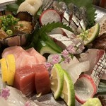 肴鶏魚 Miiima - 本日のお刺身いいとこ盛り（大）
