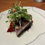 luogo - 宮城　戻り鰹　ほうれん草　ビーツ