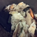 壱湯の守 - 父の喜寿の料理の一部です