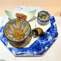 名古屋 栄 栞庵 鮨 やましろ - 前菜盛り合わせ