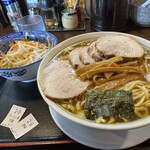 郡山大勝軒 - チャーシュー麺プラス野菜