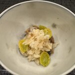 みつき - 二品目はシジミと銀杏のご飯