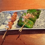 くしやき　三ツ星 - シロ ピーマン