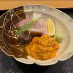 みつき - 三品目はお造りです。