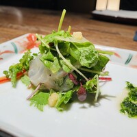 蕎麦懐石 無庵 - カルパッチョ