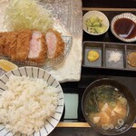 和乃貫山 - 「上ロースかつ定食」@2150＋「ご飯大盛り」@50