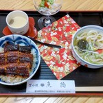 鮨処魚徳 - うな丼セット