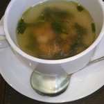 イタリア料理 ピアット ノノ  - ランチのスープ