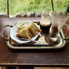 ぷらな - 
●冷やし珈琲（人気のホットサンドモーニング）600円
ホットコーヒーならば
500円〜モーニングサービスが
食べられるのでお得感はあるけれど
アイスコーヒーの場合はそんなにはお得感はないと思える