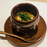 隠れ家鉄板おぶ - フォアグラの茶碗蒸し
