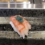寿司安 - 海老醤油でいただきました！冷凍してないので綺麗な赤色