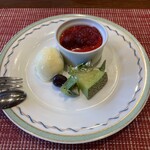 イタリアンレストランアンジェロ - デザート(パンナコッタ)