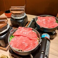 黄金出汁しゃぶと江戸前寿司 肉のあさつ 梅田お初天神店 - 