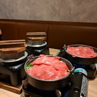 黄金出汁しゃぶと江戸前寿司 肉のあさつ 梅田お初天神店 - 