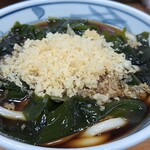 加賀 - わかめうどん＋たぬき