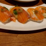ウエストパパ - ハピバ会：サーモン握り寿司風