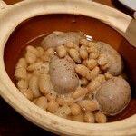 ウエストパパ - ハピバ会：猪ソーセージと白いんげんの煮込み