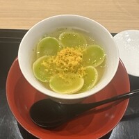 鮨 おおが - 銀杏とカラスミの茶碗蒸し