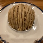 ラトリエヒロワキサカ - 利平栗のモンブラン