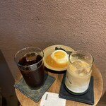 COFFEE COUNTY - アイスラテとパンナコッタ