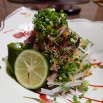 閑祥庵 禅紫 - かつおのたたき