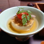 閑祥庵 禅紫 - 落花生豆腐